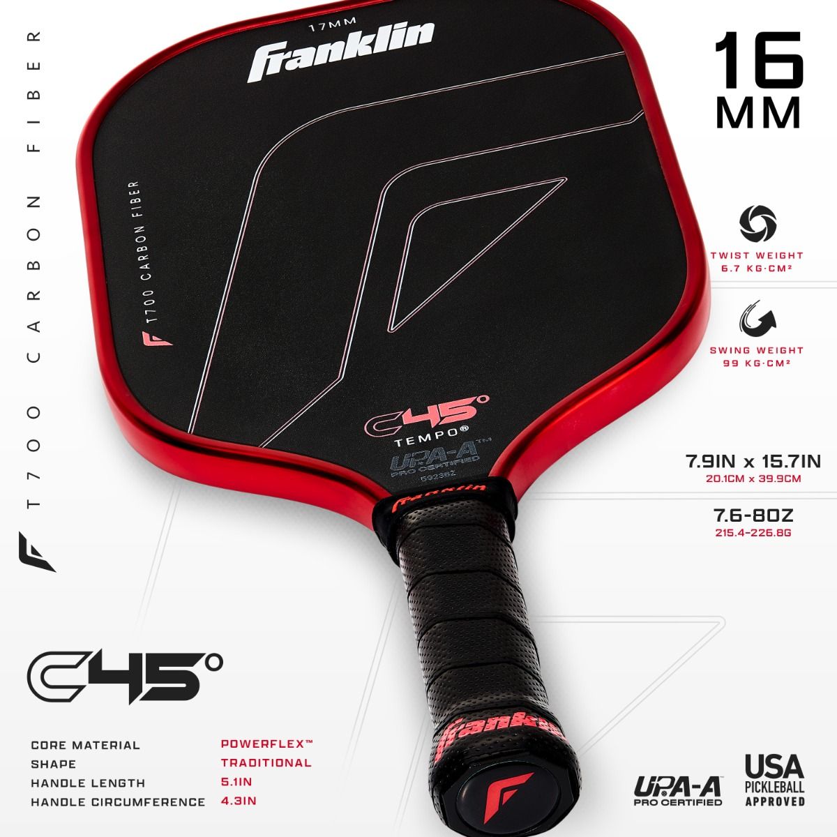 Franklin C45° Tempo 16mm